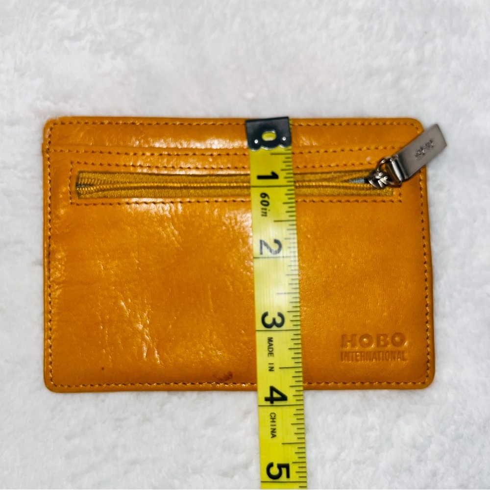 HOBO Euro Slide Tan Leather Card Holder - Picture 5 of 7
